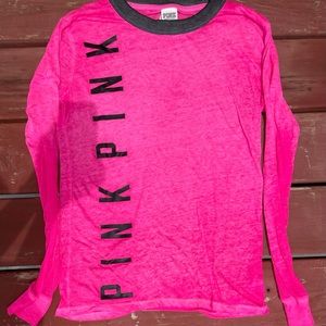 Women’s extra small pink PINK long sleeve.